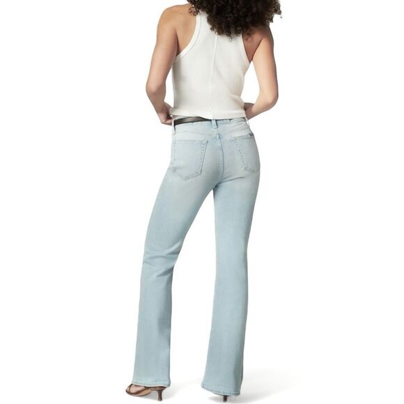 Joe's Jeans Size 24 Light Wash Caryl High-Rise Flare Not‎ Distressed - Picture 2 of 15